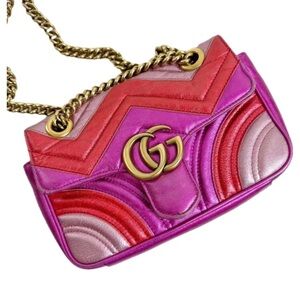 GUCCI Marmont Metallic Bag